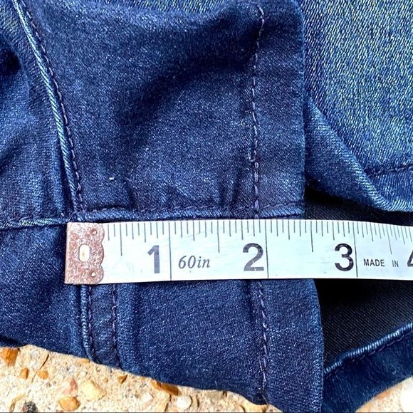 YMI High Rise Dark Wash Denim Jean Shorts 5 - Picture 8 of 10